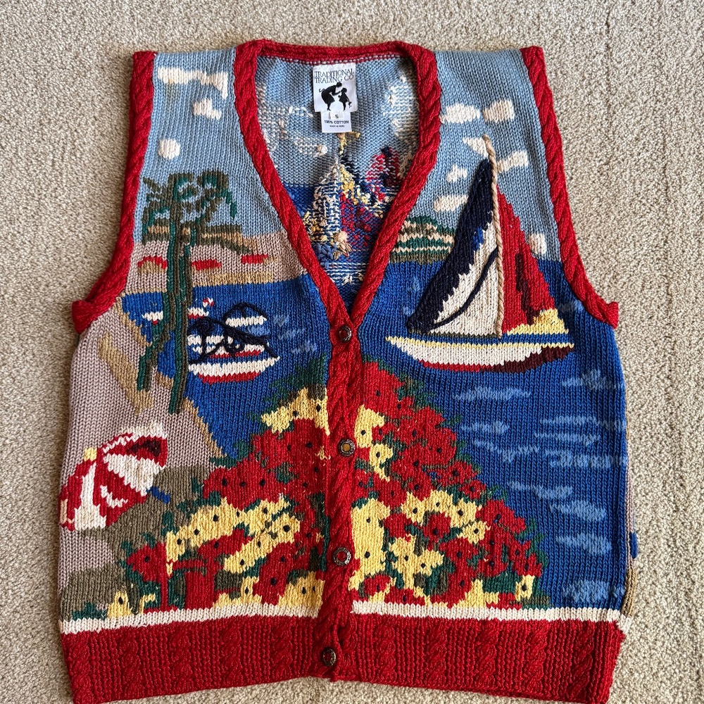 Traditional Trading Co Vest | Nautical Theme